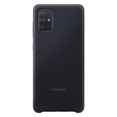 Чохол до моб. телефона Samsung Silicone Cover для Galaxy A71 (A715F) Black (EF-PA715TBEGRU)