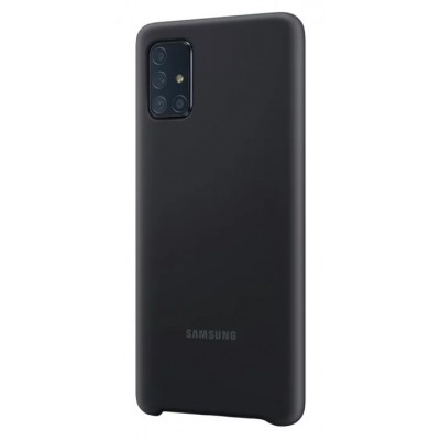 Чохол до моб. телефона Samsung Silicone Cover для Galaxy A71 (A715F) Black (EF-PA715TBEGRU)