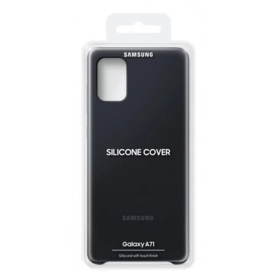 Чохол до моб. телефона Samsung Silicone Cover для Galaxy A71 (A715F) Black (EF-PA715TBEGRU)