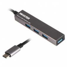 Концентратор Maxxter USB 3.0 Type-C 4 ports grey (HU3С-4P-02) Концентратор Maxxter USB 3.0 Type-C 4 ports grey (HU3С-4P-02)