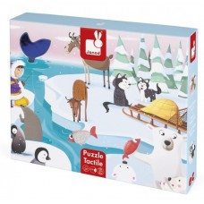 Пазл тактильний Janod Життя на льоду 20 ел. J02773 Пазл тактильний Janod Життя на льоду 20 ел. J02773