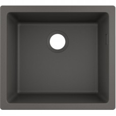 Мийка кухонна Hansgrohe S51, граніт, квадрат, без крила, 500х450х190мм, чаша - 1, врізна, S510-U450, сірий камінь Мийка кухонна Hansgrohe S51, граніт, квадрат, без крила, 500х450х190мм, чаша - 1, врізна, S510-U450, сірий камінь