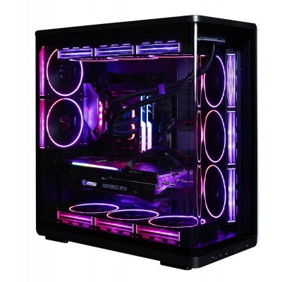 Корпус Zalman P60 без БЖ, 2xUSB3.0, 1x Type C, 3x120мм ARGB Reverse, 2x120мм ARGB, VGA 435мм, LCS ready, Curved Tempered Glass, Dual Chamber, ATX, чорний Корпус Zalman P60 без БЖ, 2xUSB3.0, 1x Type C, 3x120мм ARGB Reverse, 2x120мм ARGB, VGA 435мм, LCS ready, Curved Tempered Glass, Dual Chamber, ATX, чорний