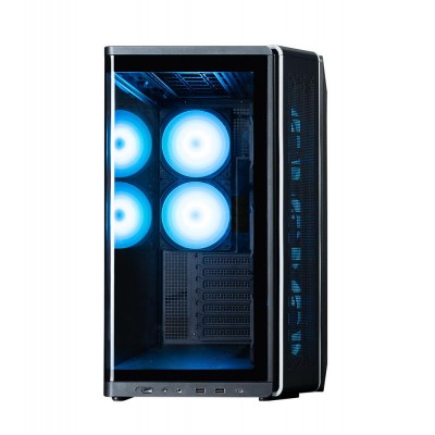 Корпус Zalman P60 без БЖ, 2xUSB3.0, 1x Type C, 3x120мм ARGB Reverse, 2x120мм ARGB, VGA 435мм, LCS ready, Curved Tempered Glass, Dual Chamber, ATX, чорний Корпус Zalman P60 без БЖ, 2xUSB3.0, 1x Type C, 3x120мм ARGB Reverse, 2x120мм ARGB, VGA 435мм, LCS ready, Curved Tempered Glass, Dual Chamber, ATX, чорний