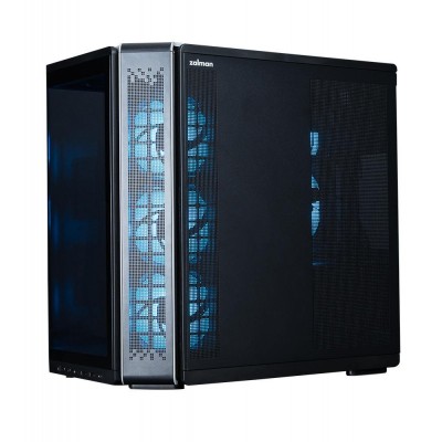 Корпус Zalman P60 без БЖ, 2xUSB3.0, 1x Type C, 3x120мм ARGB Reverse, 2x120мм ARGB, VGA 435мм, LCS ready, Curved Tempered Glass, Dual Chamber, ATX, чорний Корпус Zalman P60 без БЖ, 2xUSB3.0, 1x Type C, 3x120мм ARGB Reverse, 2x120мм ARGB, VGA 435мм, LCS ready, Curved Tempered Glass, Dual Chamber, ATX, чорний