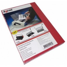 Обкладинка для палітурки Agent карт. "під шкіру" Agent 230г червона, уп/100 (1521167) Обкладинка для палітурки Agent карт. "під шкіру" Agent 230г червона, уп/100 (1521167)