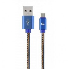 Дата кабель USB 2.0 Micro 5P to AM Cablexpert (CC-USB2J-AMmBM-2M-BL) Дата кабель USB 2.0 Micro 5P to AM Cablexpert (CC-USB2J-AMmBM-2M-BL)