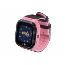 Дитячий GPS годинник-телефон GOGPS ME K12 Рожевий