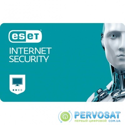 Антивирус ESET Internet Security 3ПК 12 мес. base/20 мес продление конверт (2012-3-key)