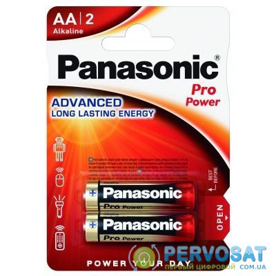 Батарейка PANASONIC AA PRO POWER * 2 (LR6XEG/2BPR / LR6XEG/2BPU)