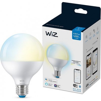 Керована по WiFi лампа WiZ E27 11W(75W 1055Lm) G95 2700-6500K Wi-Fi