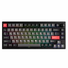 Клавіатура механічна Lemokey  P1 Pro 84Key, Keychron Super Banana, WL/BT/USB-A, QMK/VIA, Hot-Swap, EN/UKR, RGB,  Knob, Carbon Black