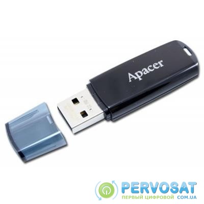 USB флеш накопитель Handy Steno AH322 black Apacer (AP16GAH322B-1)