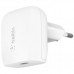 Зарядное устройство Belkin Home Charger 20W Power Delivery Port USB-C, white (WCA003VFWH)