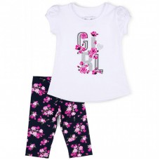 Набір дитячого одягу Breeze в квіточки (6198-98G-white) Набір дитячого одягу Breeze в квіточки (6198-98G-white)