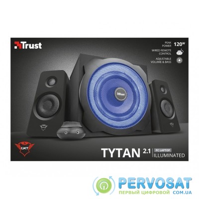 Trust 2.1 GXT 628 Tytan Illuminated Speaker Set BLACK
