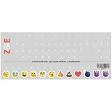 Наклейка на клавіатуру SampleZone прозора, білий (SZ-N-W) Наклейка на клавіатуру SampleZone прозора, білий (SZ-N-W)