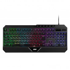 Клавіатура мембранна 2E GAMING KG315 110key, USB-A, EN/UA, RGB, чорний