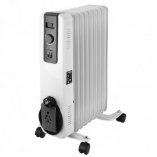 Обігрівач оливний Neo Tools, 25м2, 2000Вт, мех. упр-ння, 9 секцій, білий Обігрівач оливний Neo Tools, 25м2, 2000Вт, мех. упр-ння, 9 секцій, білий