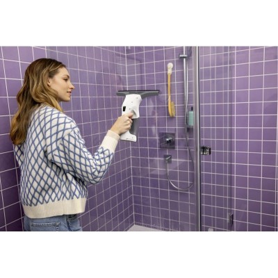 Пилосос Karcher віконний WV 1 Plus, вода -0.1л, автон. робота до 25хв, вага-0.5кг, білий