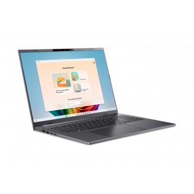 Ноутбук Acer Aspire 16 A16-11M 16" WUXGA IPS, Quallcomm X X1-26-100, 16GB, F512GB, UMA, Win11, сірий