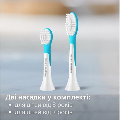 Щітка зубна електр. Philips, Sonicare For Kids, 62т. колив/хв, насадок-2, фіолетовий Щітка зубна електр. Philips, Sonicare For Kids, 62т. колив/хв, насадок-2, фіолетовий