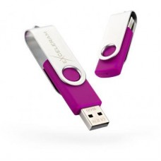 USB флеш накопичувач eXceleram 16GB P1 Series Silver/Purple USB 2.0 (EXP1U2SIPU16)