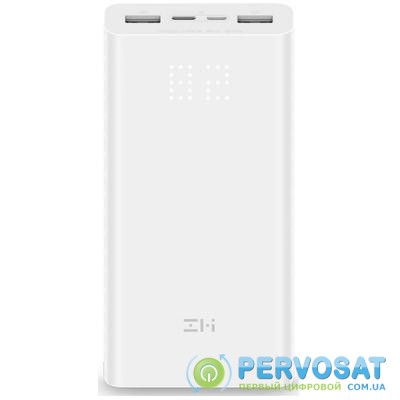 Батарея универсальная ZMi Aura 20000mAh Type-C 2*USB QC2.0/3.0 White (QB821)