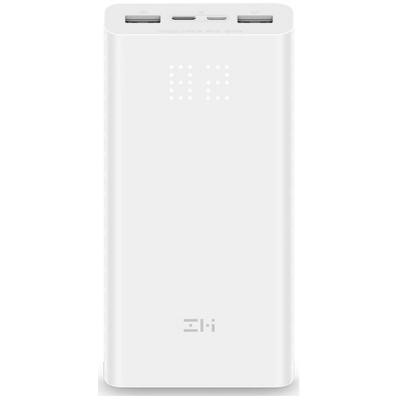 Батарея универсальная ZMi Aura 20000mAh Type-C 2*USB QC2.0/3.0 White (QB821)