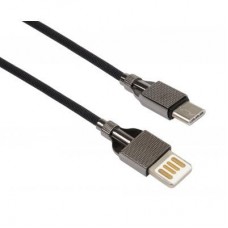Дата кабель USB 2.0 AM to Type-C 1.0m 2-sides usb nylon black Vinga (VCPDCTC2SNB1BK) Дата кабель USB 2.0 AM to Type-C 1.0m 2-sides usb nylon black Vinga (VCPDCTC2SNB1BK)