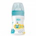 Бутылочка для кормления Chicco пластиковая Well-Being с силиконовой соской 4м+ 330 мл Голуб (28611.20)