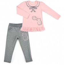 Набір дитячого одягу Breeze "CAT" (11414-128G-pink) Набір дитячого одягу Breeze "CAT" (11414-128G-pink)