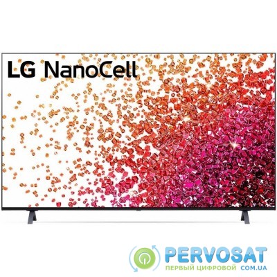 Телевiзор 50&quot; NanoCell 4K LG 50NANO756PA Smart, WebOS, Чорний
