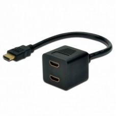 Кабель мультимедійний HDMI F to 2xHDMI M DIGITUS (AK-330400-002-S) Кабель мультимедійний HDMI F to 2xHDMI M DIGITUS (AK-330400-002-S)