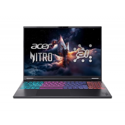 Ноутбук Acer Nitro 16S AN16S-61 16" WQXGA IPS, AMD R7-350, 32GB, F1TB, NVD5070Ti-12, Lin, чорний