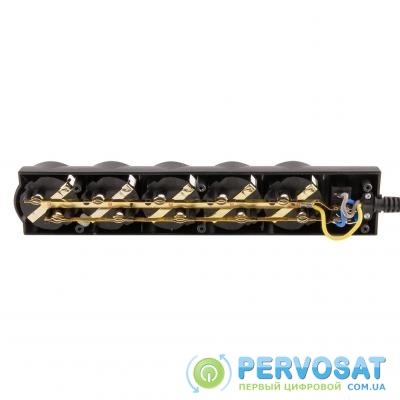 Сетевой фильтр питания LogicPower LP-X5 PREMIUM, 5m black (9585)