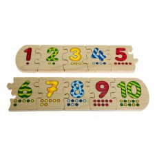 Пазл дерев'яний goki Вчимося рахувати 57012 Пазл дерев'яний goki Вчимося рахувати 57012