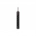 Мережевий фільтр 2E 5XSchuko із захистом від імпульсних стрибків напруги, 3G*1.5мм2, 3*USB-A, 2м, black