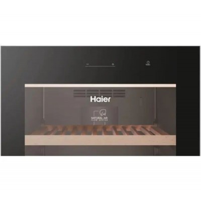 Холодильник Haier для вина, 190x59.5х63.9, холод.відд.-450л, зон - 1, бут-247, ST, дисплей, чорний
