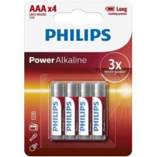 Батарейка PHILIPS AAA LR03 Power Alkaline * 4 (LR03P4B/10) Батарейка PHILIPS AAA LR03 Power Alkaline * 4 (LR03P4B/10)