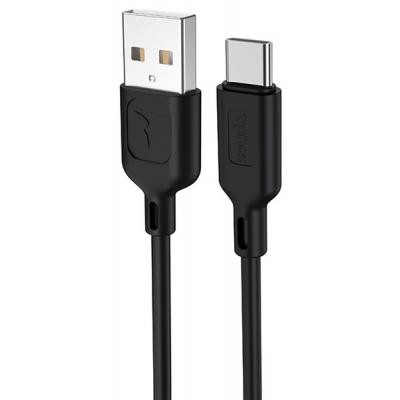 Дата кабель USB 2.0 AM to Type-C 1.2m Fast T-C829 Black T-PHOX (T-C829 Black)