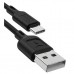 Дата кабель USB 2.0 AM to Type-C 1.2m Fast T-C829 Black T-PHOX (T-C829 Black)