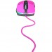 Миша Xtrfy M4, USB-A, RGB, Рожевий