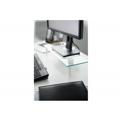 Підставка для монітора DIGITUS Universal glass monitor riser, до 20кг