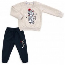 Набір дитячого одягу Breeze з котиком (14725-92B-beige)