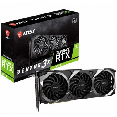 Видеокарта MSI GeForce RTX3070 8Gb VENTUS 3X OC LHR (RTX 3070 VENTUS 3X 8G OC LHR)