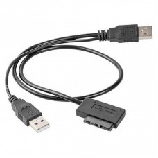 Перехідник USB 2.0 to Slimline SATA 13 pin Cablexpert (A-USATA-01) Перехідник USB 2.0 to Slimline SATA 13 pin Cablexpert (A-USATA-01)