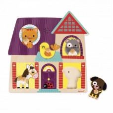 Пазл музичний Janod Мої маленькі друзі J07078 Пазл музичний Janod Мої маленькі друзі J07078