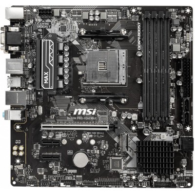 Материнcька плата MSI B450M_PRO-VDH_MAX sAM4 B450 4xDDR4 HDMI-DVI-VGA mATX