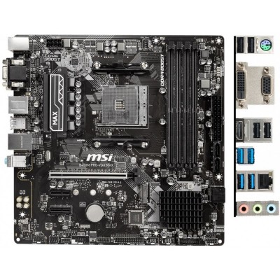 Материнcька плата MSI B450M_PRO-VDH_MAX sAM4 B450 4xDDR4 HDMI-DVI-VGA mATX
